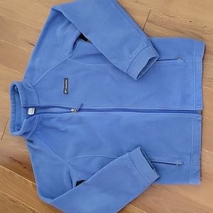 Kids Columbia fleece‎ zip up jacket blue Large (14/16)